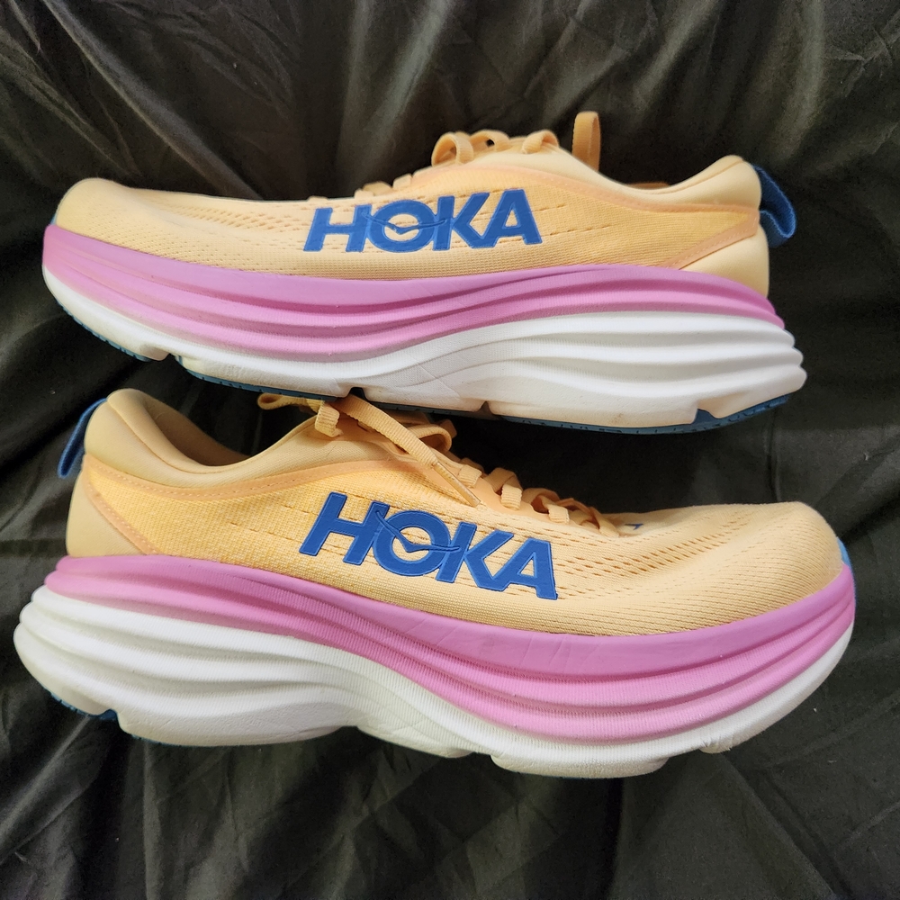HOKA Women's Pink/ Orange Running Shoes